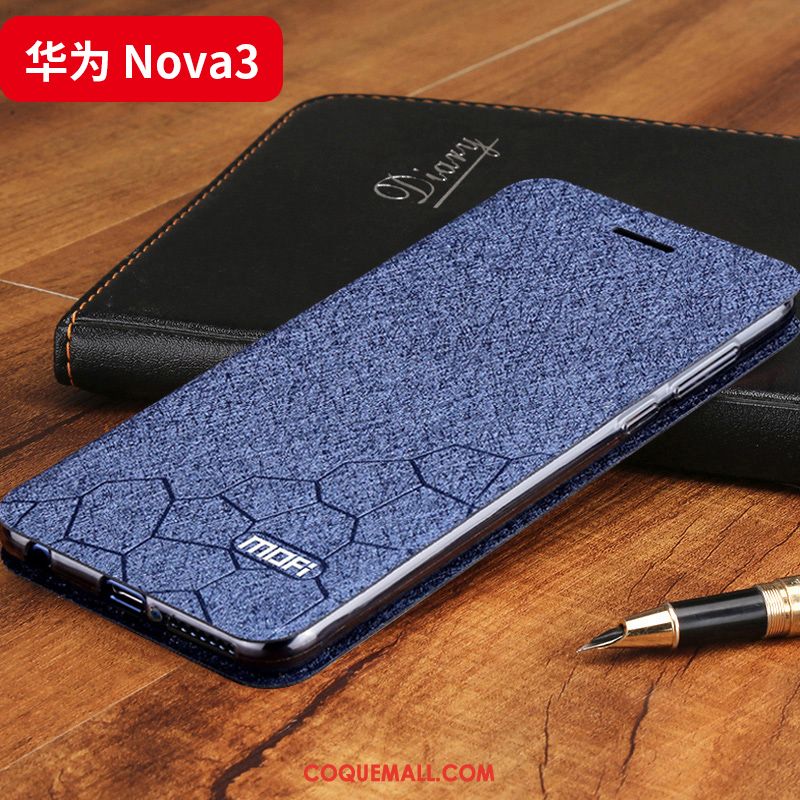 Étui Huawei Nova 3 Silicone Téléphone Portable Légère, Coque Huawei Nova 3 Étui En Cuir Rose