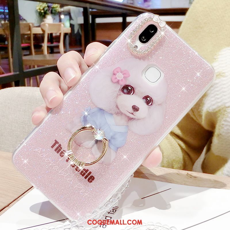 Étui Huawei Nova 3 Strass Téléphone Portable Rose, Coque Huawei Nova 3 Tout Compris Créatif