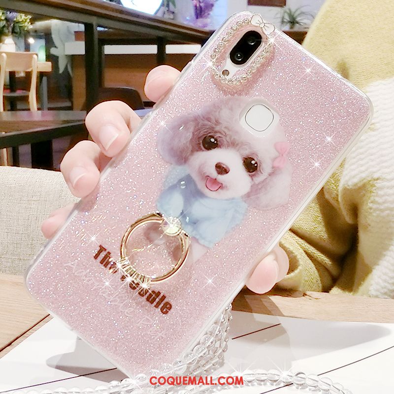 Étui Huawei Nova 3 Strass Téléphone Portable Rose, Coque Huawei Nova 3 Tout Compris Créatif