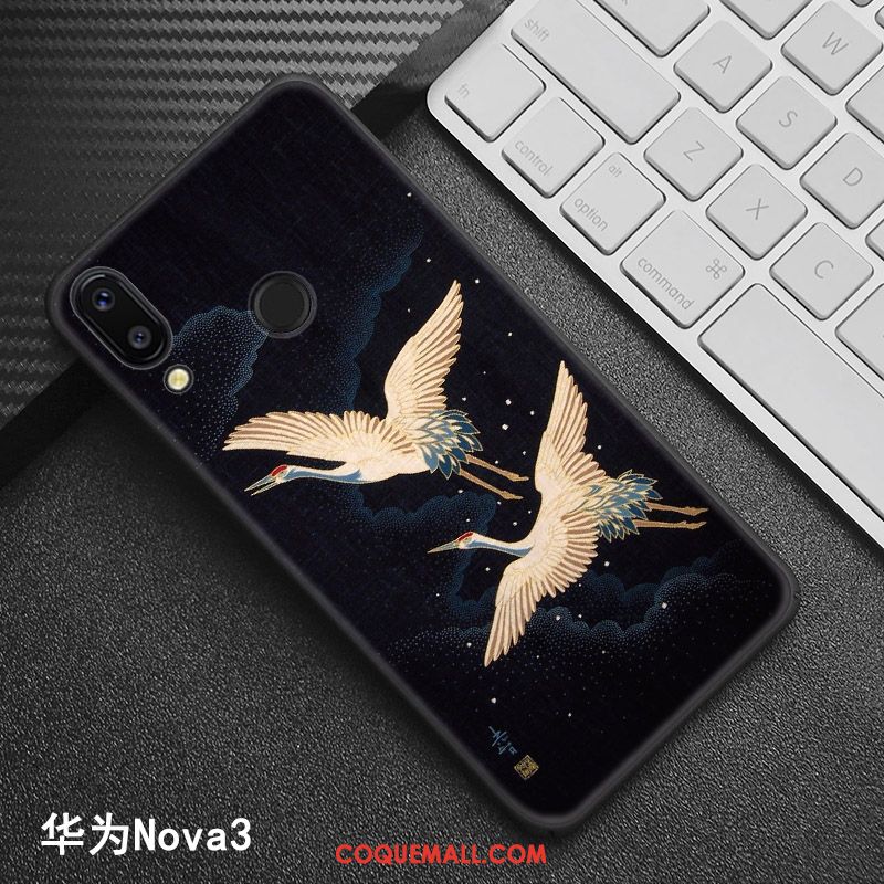 Étui Huawei Nova 3 Style Chinois Modèle Tendance, Coque Huawei Nova 3 Téléphone Portable Personnalisé