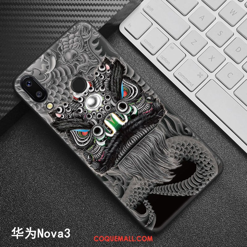 Étui Huawei Nova 3 Style Chinois Modèle Tendance, Coque Huawei Nova 3 Téléphone Portable Personnalisé