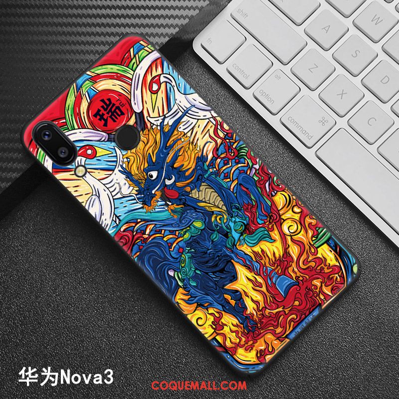 Étui Huawei Nova 3 Style Chinois Modèle Tendance, Coque Huawei Nova 3 Téléphone Portable Personnalisé