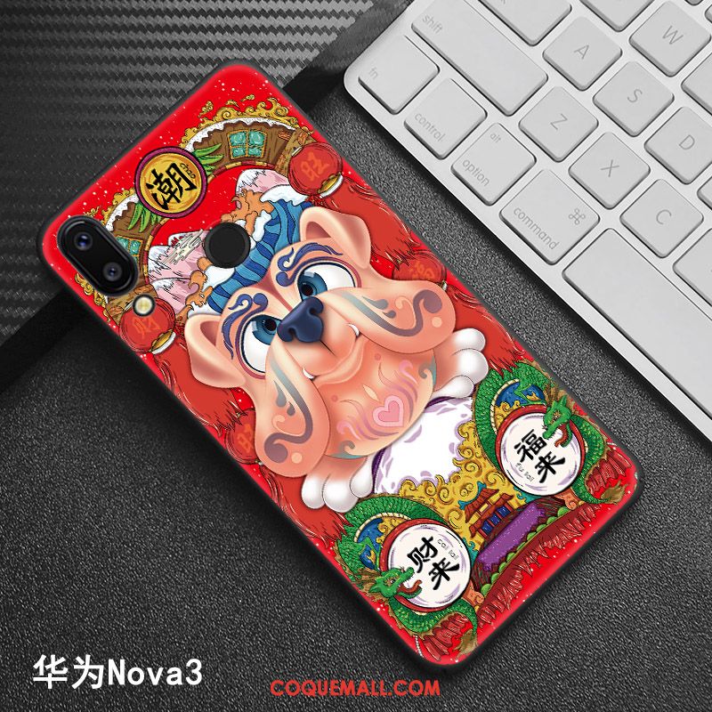 Étui Huawei Nova 3 Style Chinois Modèle Tendance, Coque Huawei Nova 3 Téléphone Portable Personnalisé