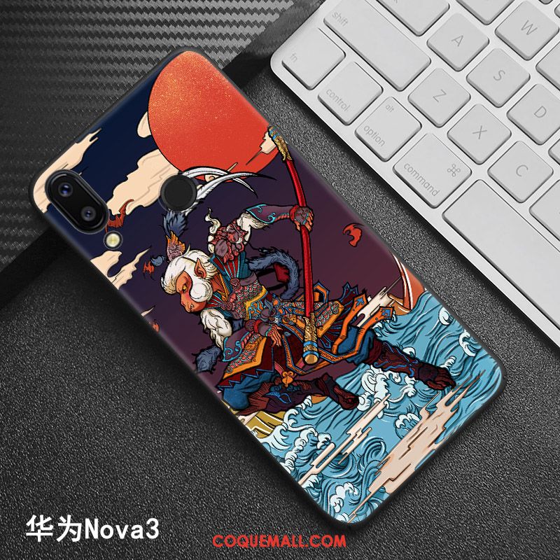 Étui Huawei Nova 3 Style Chinois Modèle Tendance, Coque Huawei Nova 3 Téléphone Portable Personnalisé