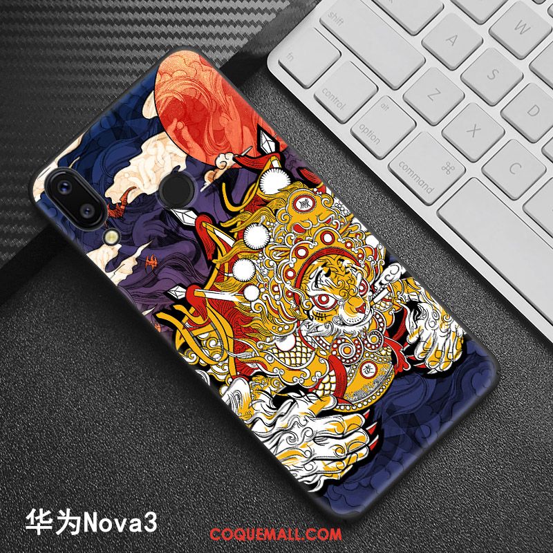 Étui Huawei Nova 3 Style Chinois Modèle Tendance, Coque Huawei Nova 3 Téléphone Portable Personnalisé