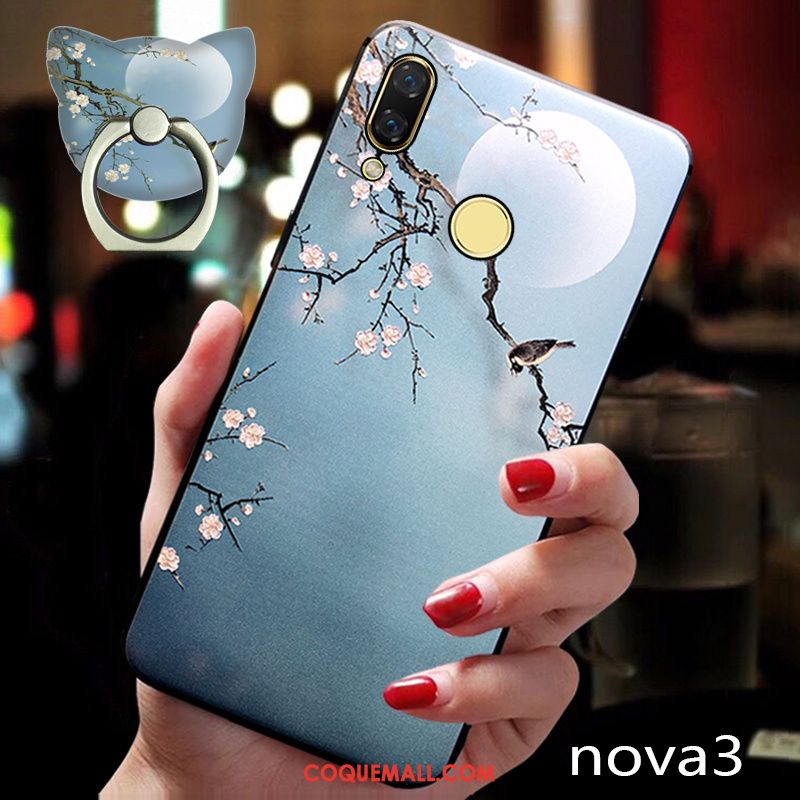 Étui Huawei Nova 3 Style Chinois Tout Compris Personnalité, Coque Huawei Nova 3 Protection Support