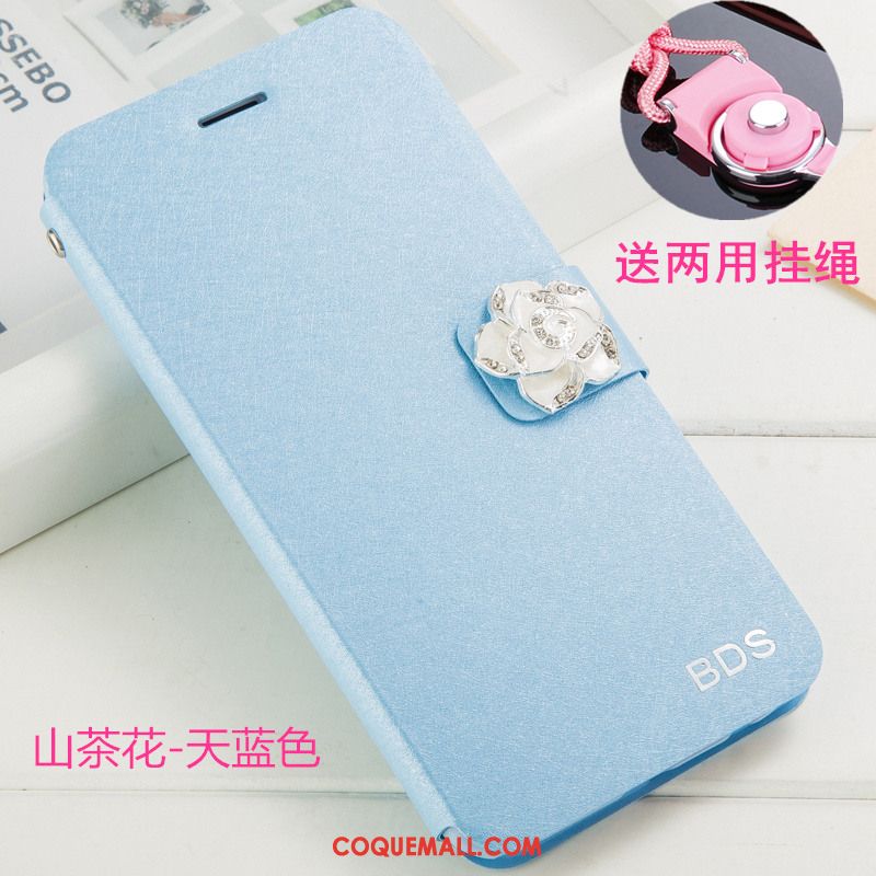 Étui Huawei Nova 3 Support Étui En Cuir Bleu, Coque Huawei Nova 3 Téléphone Portable Incassable