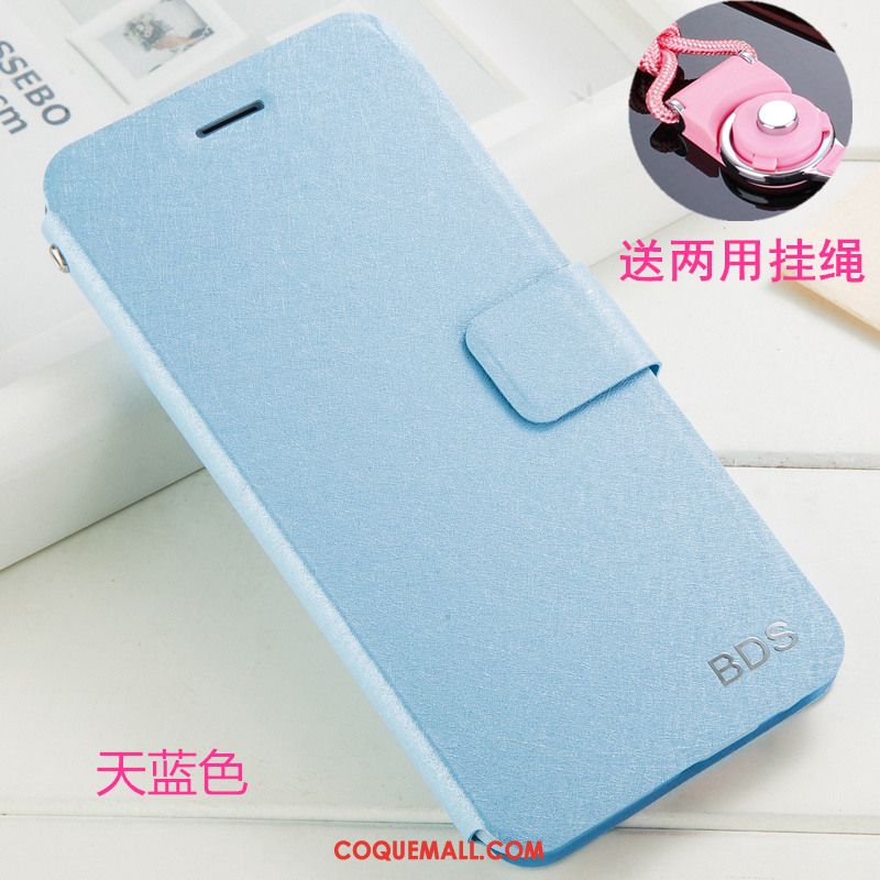 Étui Huawei Nova 3 Support Étui En Cuir Bleu, Coque Huawei Nova 3 Téléphone Portable Incassable