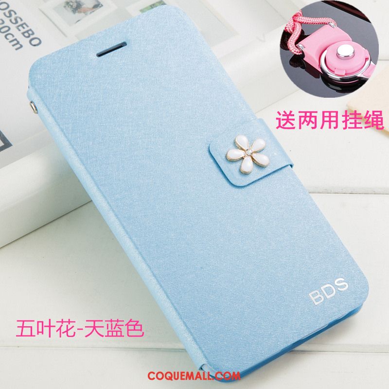 Étui Huawei Nova 3 Support Étui En Cuir Bleu, Coque Huawei Nova 3 Téléphone Portable Incassable