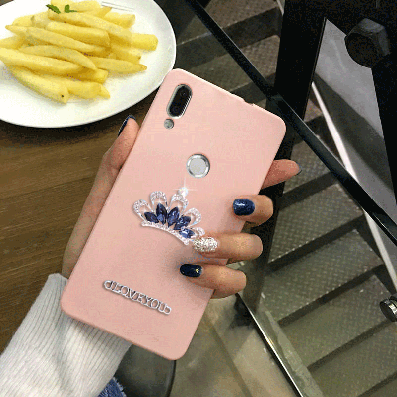 Étui Huawei Nova 3 Tout Compris Strass Personnalité, Coque Huawei Nova 3 Téléphone Portable Rose