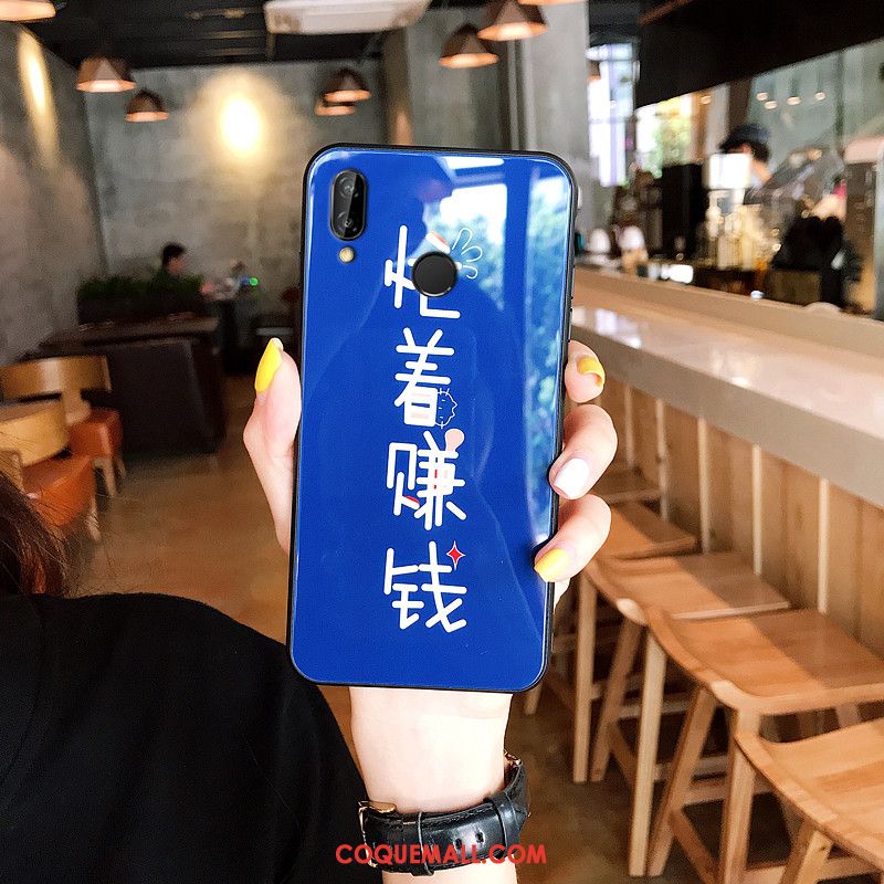 Étui Huawei Nova 3e Amoureux Tendance Créatif, Coque Huawei Nova 3e Protection Verre