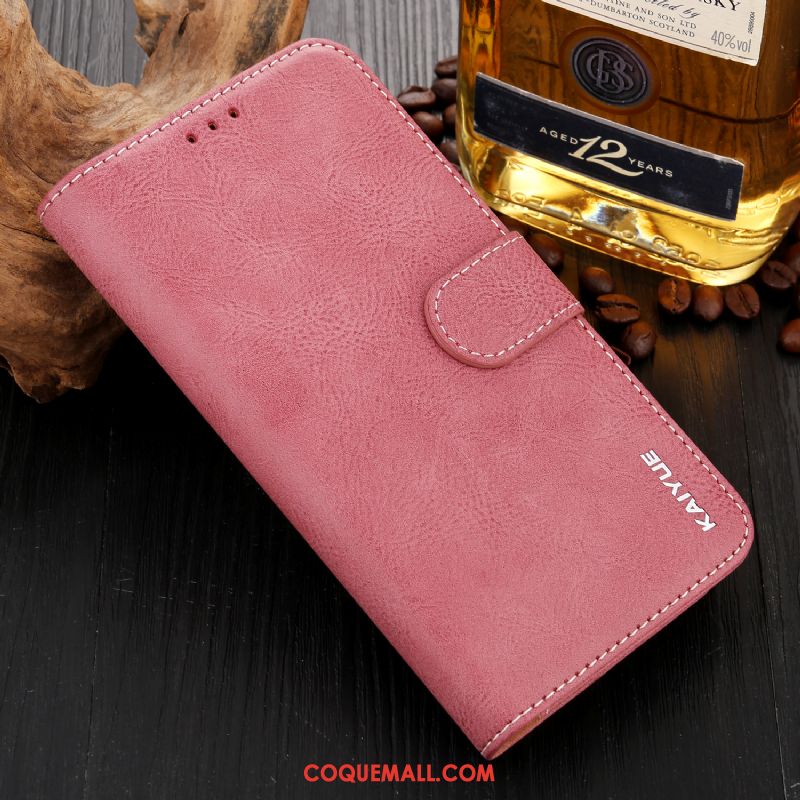 Étui Huawei Nova 3e Clair Cuir Véritable Fluide Doux, Coque Huawei Nova 3e Portefeuille Incassable