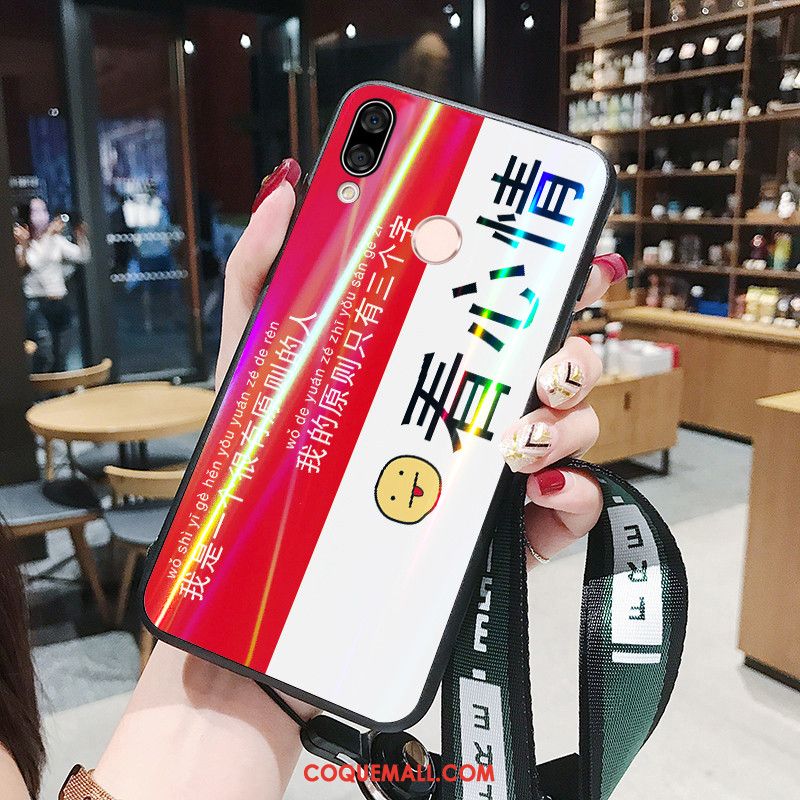 Étui Huawei Nova 3e Coloré Amoureux Téléphone Portable, Coque Huawei Nova 3e Incassable Créatif