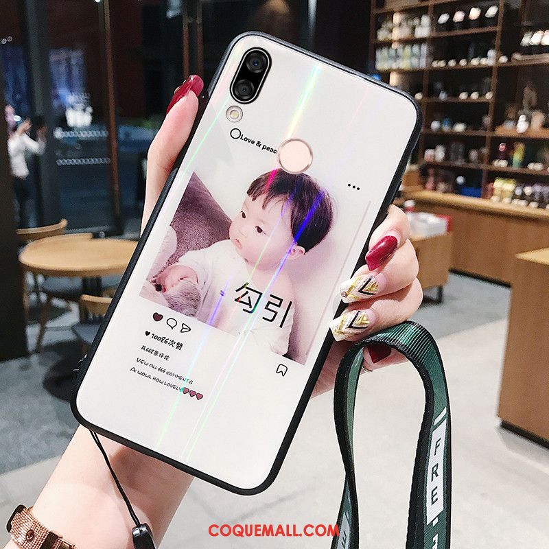 Étui Huawei Nova 3e Coloré Amoureux Téléphone Portable, Coque Huawei Nova 3e Incassable Créatif