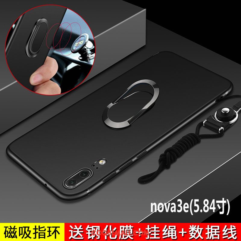 Étui Huawei Nova 3e Créatif Protection Marque De Tendance, Coque Huawei Nova 3e Tout Compris Téléphone Portable