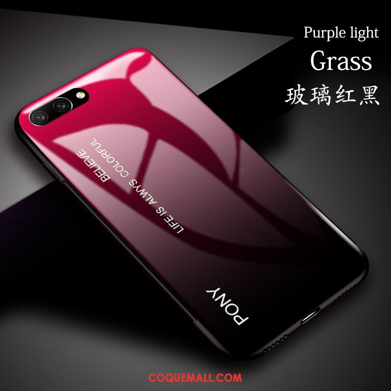 Étui Huawei Nova 3e Marque De Tendance Personnalité Protection, Coque Huawei Nova 3e Simple Verre