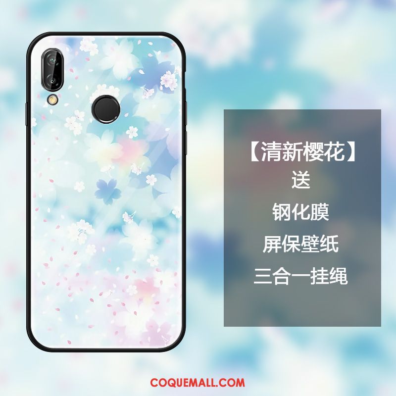 Étui Huawei Nova 3e Miroir Ornements Suspendus Créatif, Coque Huawei Nova 3e Protection Téléphone Portable