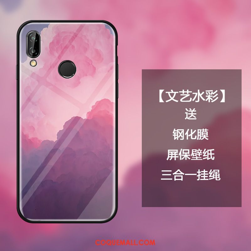 Étui Huawei Nova 3e Miroir Ornements Suspendus Créatif, Coque Huawei Nova 3e Protection Téléphone Portable