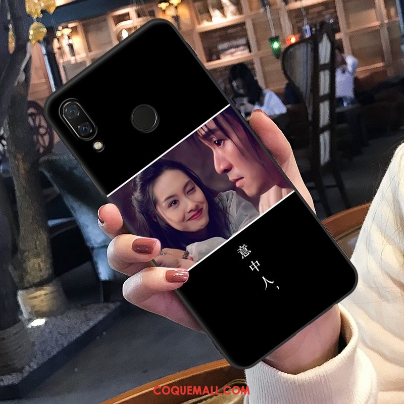 Étui Huawei Nova 3e Net Rouge Marque De Tendance Incassable, Coque Huawei Nova 3e Amoureux Téléphone Portable