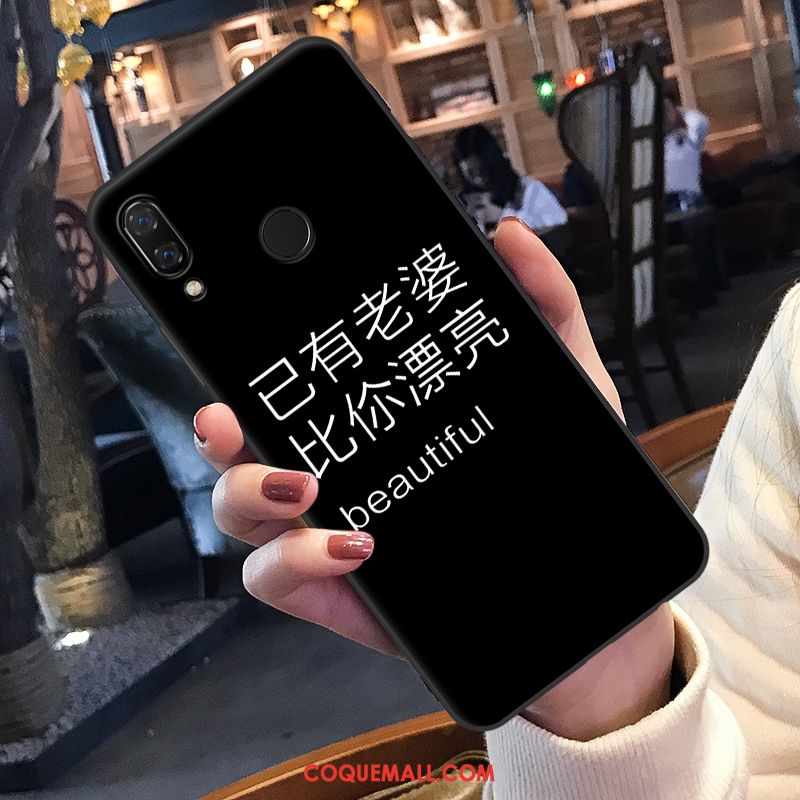 Étui Huawei Nova 3e Net Rouge Marque De Tendance Incassable, Coque Huawei Nova 3e Amoureux Téléphone Portable