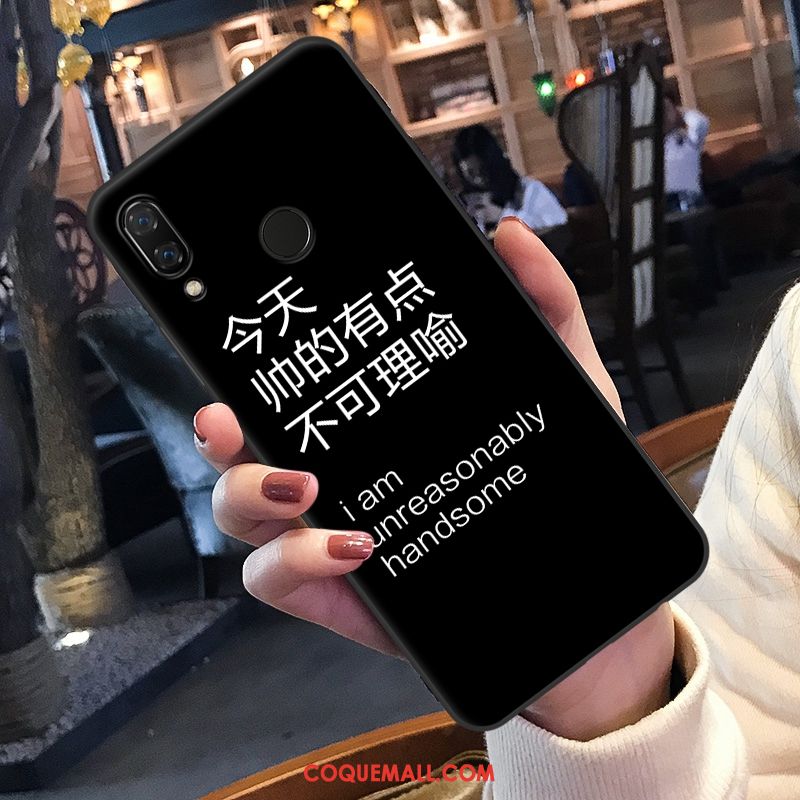 Étui Huawei Nova 3e Net Rouge Marque De Tendance Incassable, Coque Huawei Nova 3e Amoureux Téléphone Portable