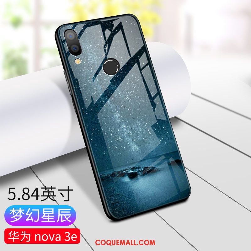 Étui Huawei Nova 3e Personnalité Incassable Téléphone Portable, Coque Huawei Nova 3e Nouveau Ornements Suspendus