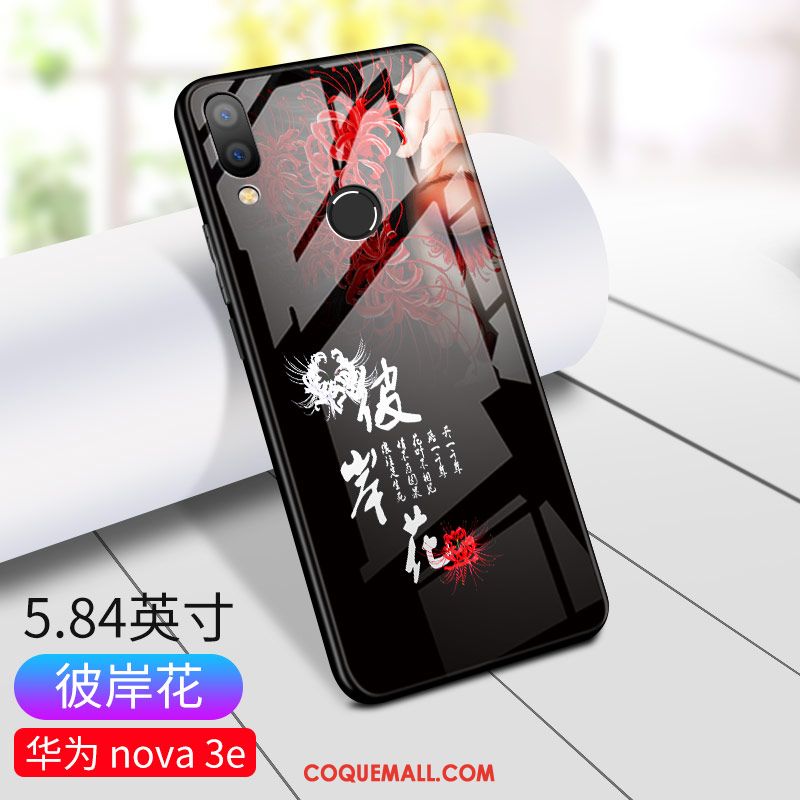 Étui Huawei Nova 3e Personnalité Incassable Téléphone Portable, Coque Huawei Nova 3e Nouveau Ornements Suspendus