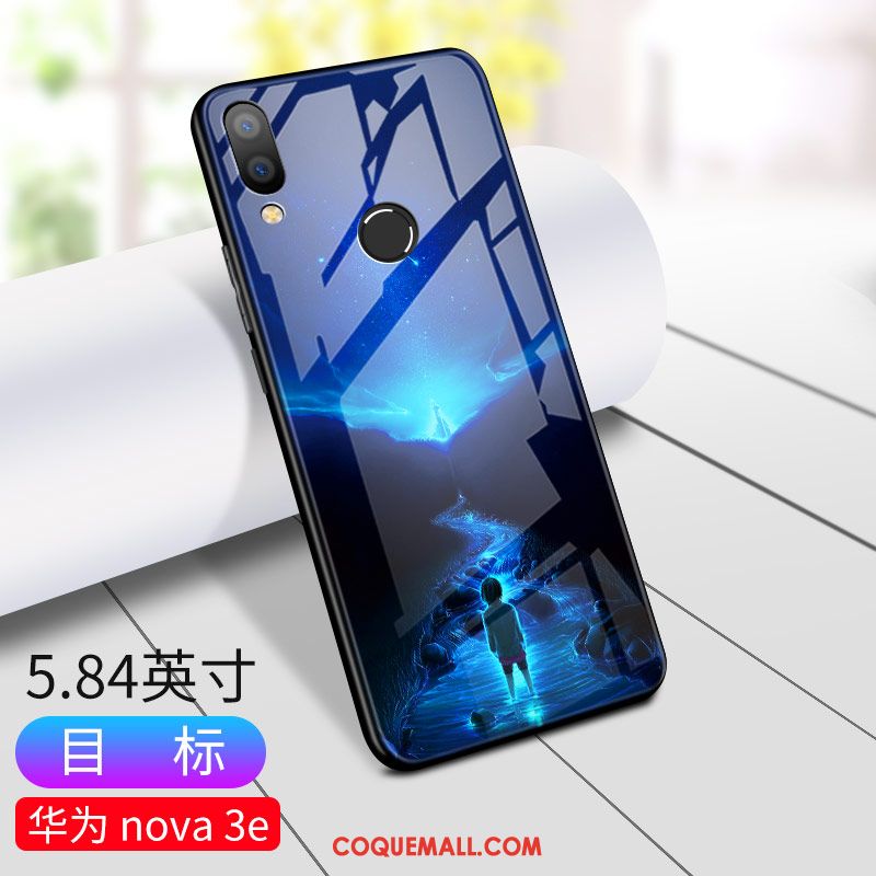 Étui Huawei Nova 3e Personnalité Incassable Téléphone Portable, Coque Huawei Nova 3e Nouveau Ornements Suspendus