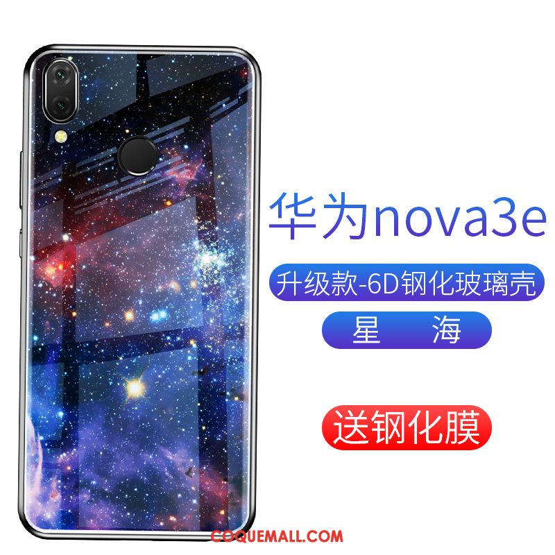 Étui Huawei Nova 3e Personnalité Incassable Téléphone Portable, Coque Huawei Nova 3e Nouveau Ornements Suspendus