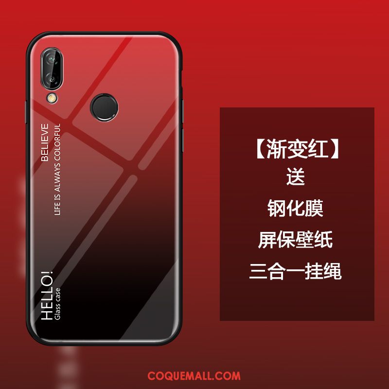 Étui Huawei Nova 3e Protection Personnalité Art, Coque Huawei Nova 3e Incassable Silicone