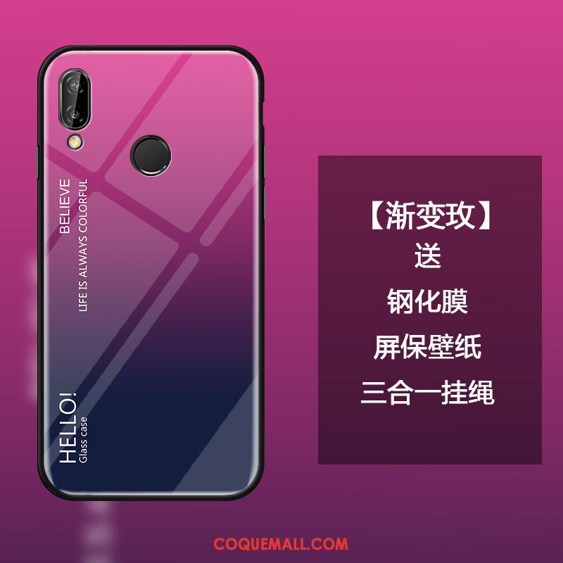 Étui Huawei Nova 3e Protection Personnalité Art, Coque Huawei Nova 3e Incassable Silicone