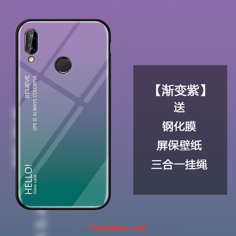 Étui Huawei Nova 3e Protection Personnalité Art, Coque Huawei Nova 3e Incassable Silicone