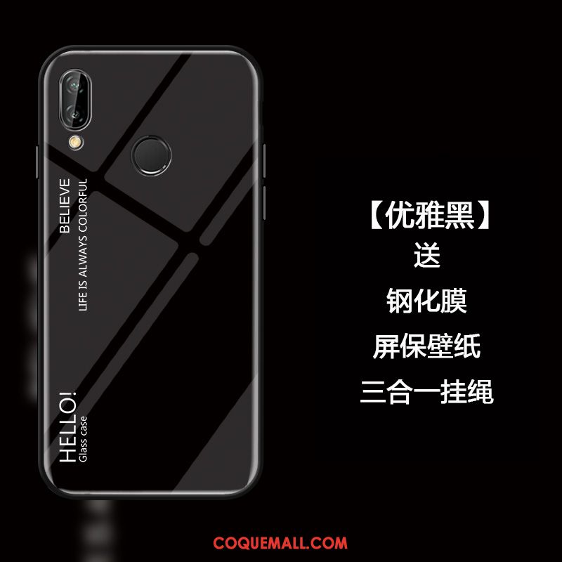 Étui Huawei Nova 3e Protection Personnalité Art, Coque Huawei Nova 3e Incassable Silicone