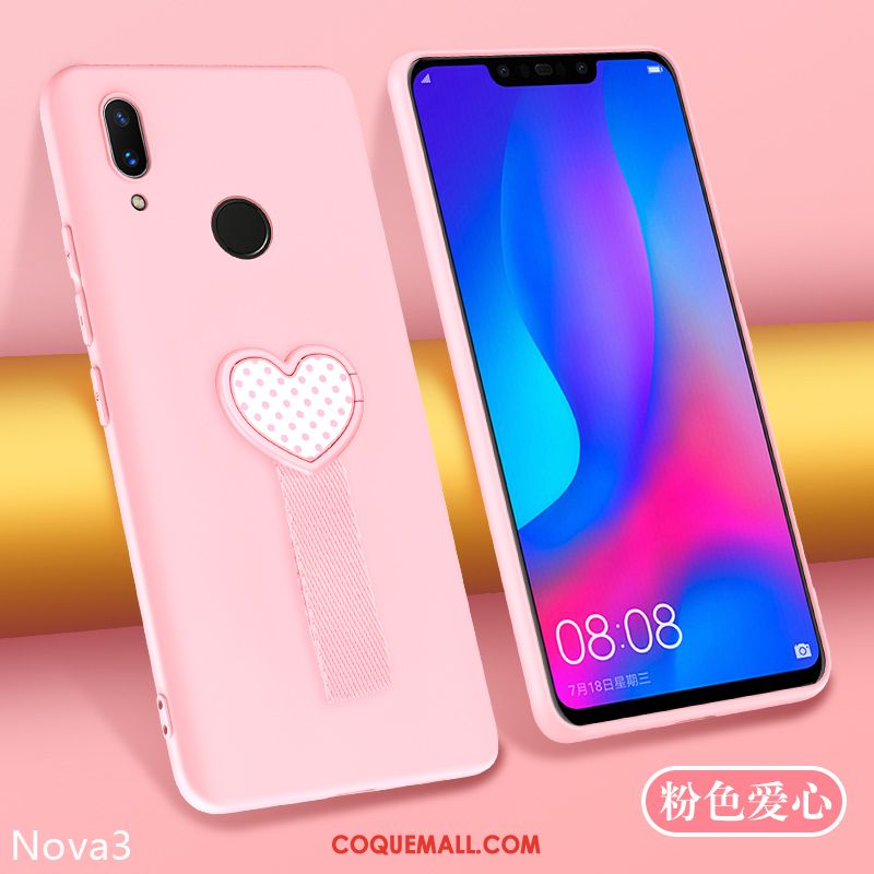 Étui Huawei Nova 3e Silicone Personnalité Protection, Coque Huawei Nova 3e Tout Compris Incassable