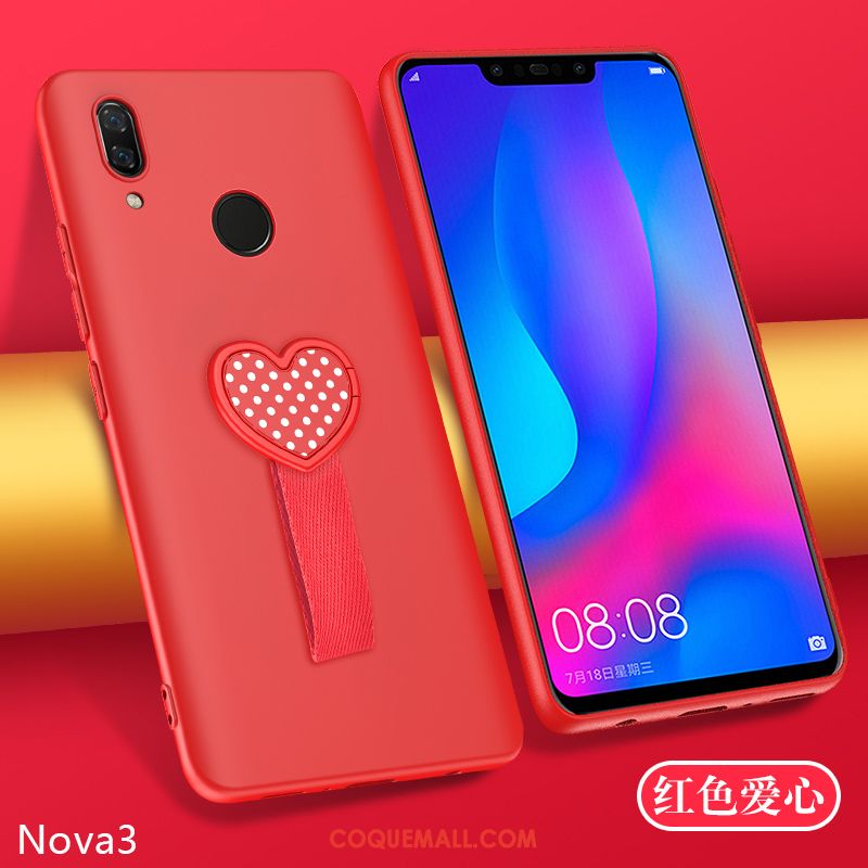 Étui Huawei Nova 3e Silicone Personnalité Protection, Coque Huawei Nova 3e Tout Compris Incassable