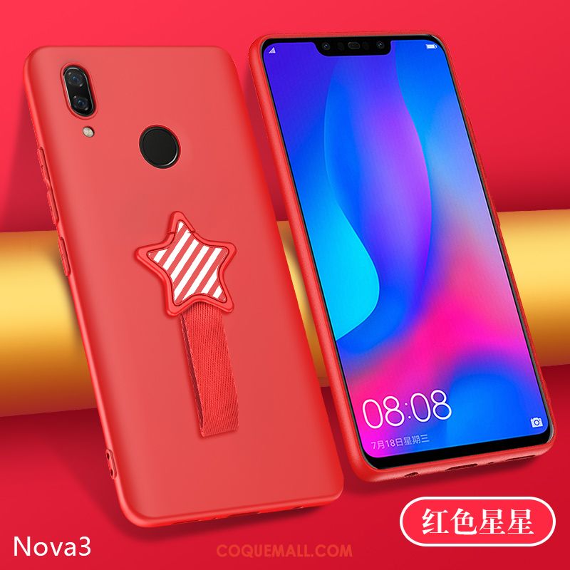 Étui Huawei Nova 3e Silicone Personnalité Protection, Coque Huawei Nova 3e Tout Compris Incassable