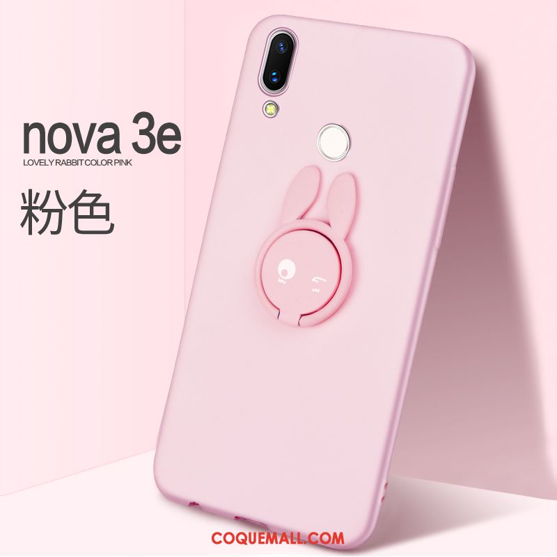 Étui Huawei Nova 3e Silicone Personnalité Tout Compris, Coque Huawei Nova 3e Téléphone Portable Charmant