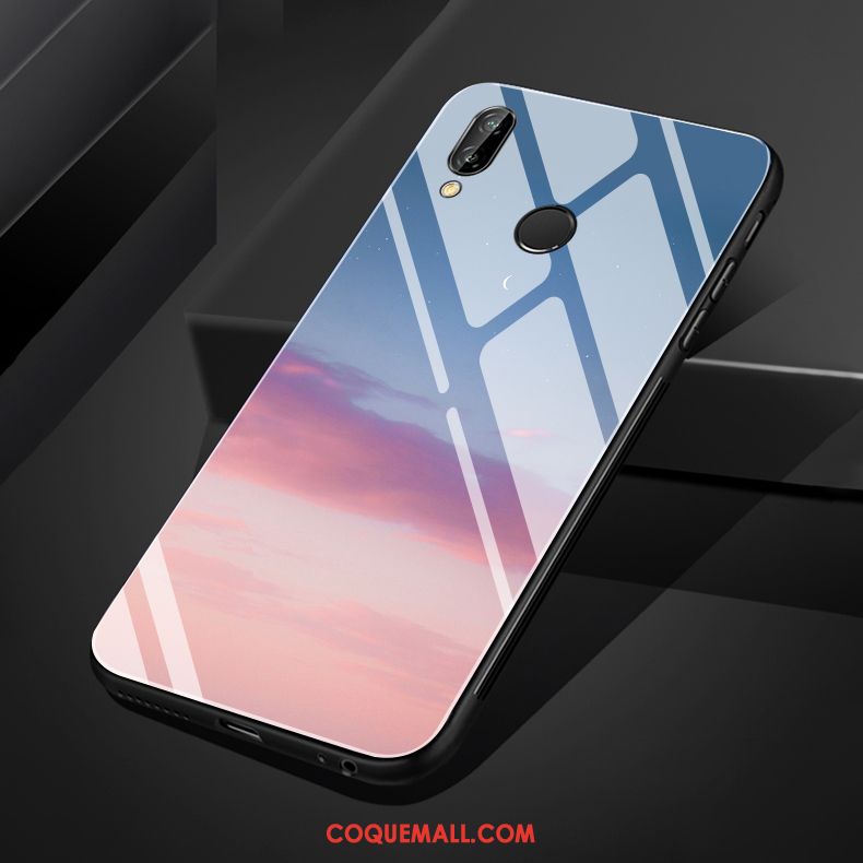 Étui Huawei Nova 3e Téléphone Portable Violet Brillant, Coque Huawei Nova 3e Petit Simple