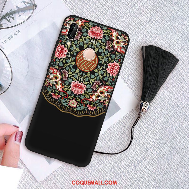 Étui Huawei Nova 3e Vent À Franges Incassable, Coque Huawei Nova 3e Jeunesse Vintage