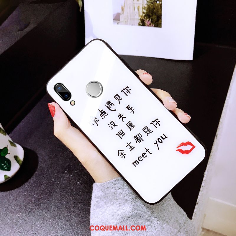 Étui Huawei Nova 3i Amoureux Tout Compris Violet, Coque Huawei Nova 3i Téléphone Portable Verre