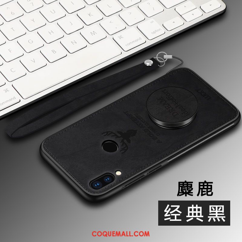 Étui Huawei Nova 3i Anneau Gris Ornements Suspendus, Coque Huawei Nova 3i Richesse Modèle Fleurie