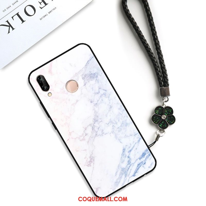 Étui Huawei Nova 3i Art Fluide Doux Grand, Coque Huawei Nova 3i Frais Silicone