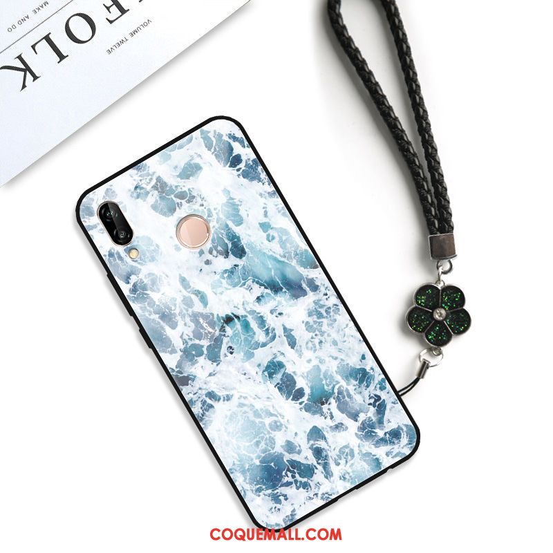 Étui Huawei Nova 3i Art Fluide Doux Grand, Coque Huawei Nova 3i Frais Silicone