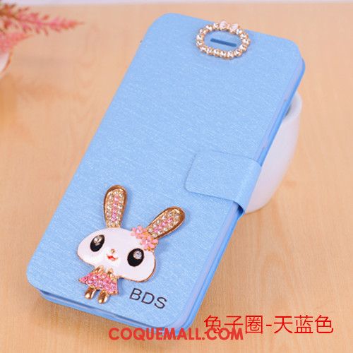 Étui Huawei Nova 3i Blanc Téléphone Portable Étui En Cuir, Coque Huawei Nova 3i Strass Clamshell