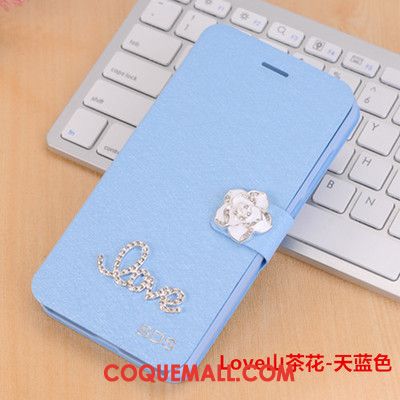 Étui Huawei Nova 3i Blanc Téléphone Portable Étui En Cuir, Coque Huawei Nova 3i Strass Clamshell