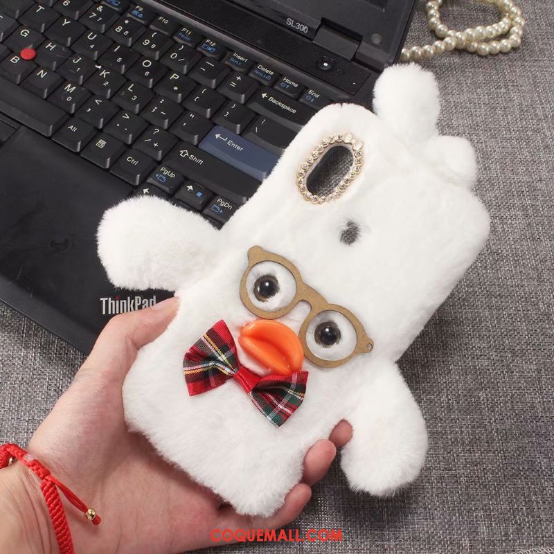 Étui Huawei Nova 3i Canard Fluide Doux Téléphone Portable, Coque Huawei Nova 3i Dessin Animé Peluche