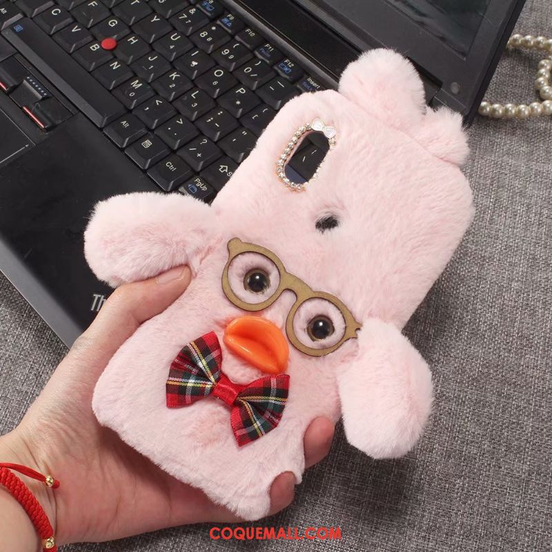 Étui Huawei Nova 3i Canard Fluide Doux Téléphone Portable, Coque Huawei Nova 3i Dessin Animé Peluche