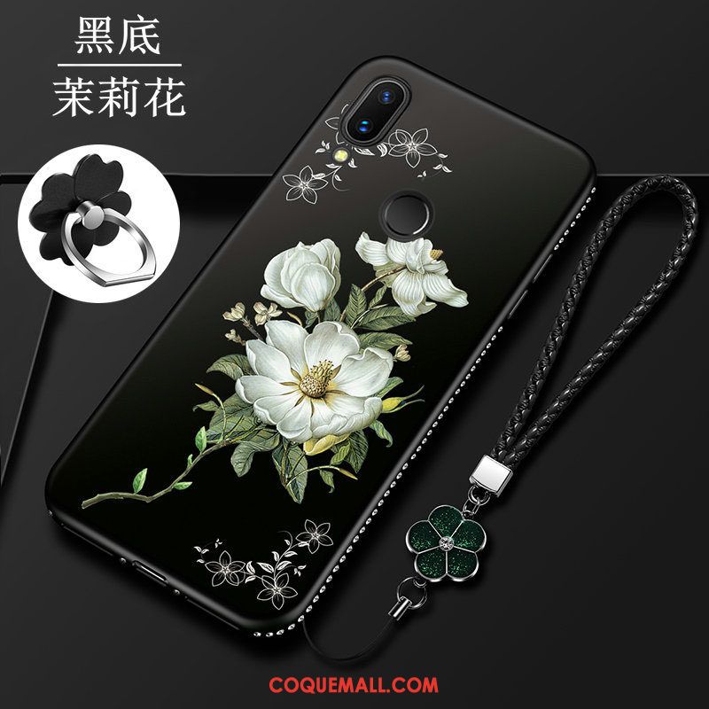 Étui Huawei Nova 3i Créatif Marque De Tendance Strass, Coque Huawei Nova 3i Silicone Modèle Fleurie