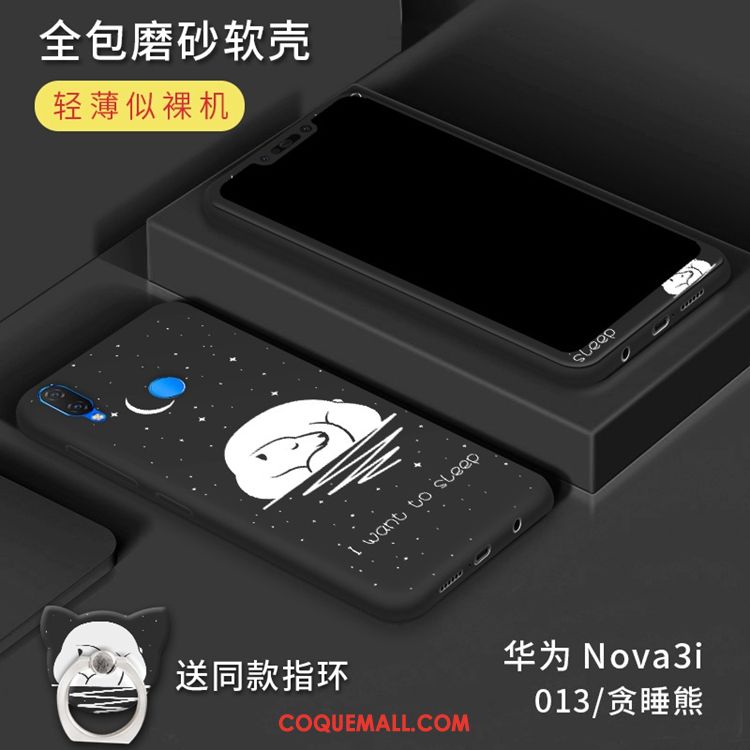 Étui Huawei Nova 3i Dessin Animé Tout Compris Téléphone Portable, Coque Huawei Nova 3i Tempérer Tendance