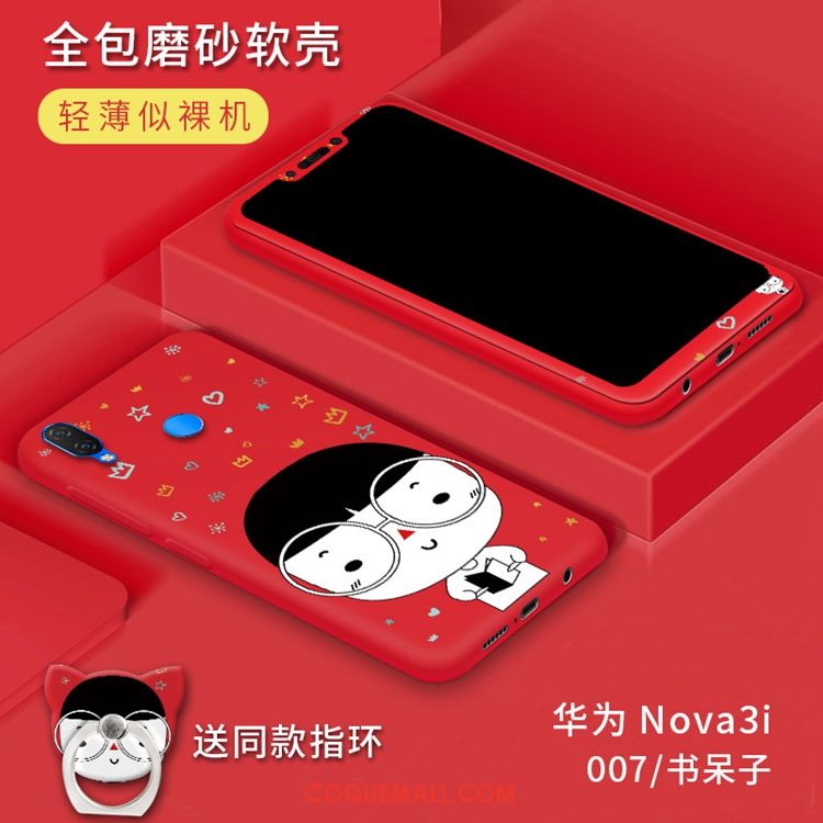 Étui Huawei Nova 3i Dessin Animé Tout Compris Téléphone Portable, Coque Huawei Nova 3i Tempérer Tendance